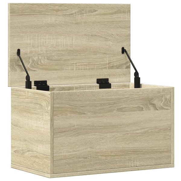 vidaXL Oppbevaringsboks sonoma eik 60x35x35 cm konstruert tre