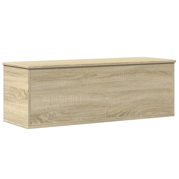 vidaXL Oppbevaringsboks sonoma eik 102x35x35 cm konstruert tre