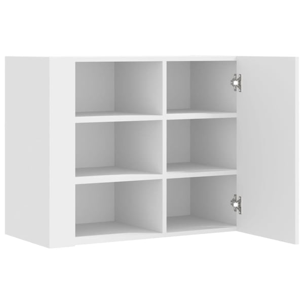 vidaXL Väggskåp vit 75x35x60 cm konstruerat trä