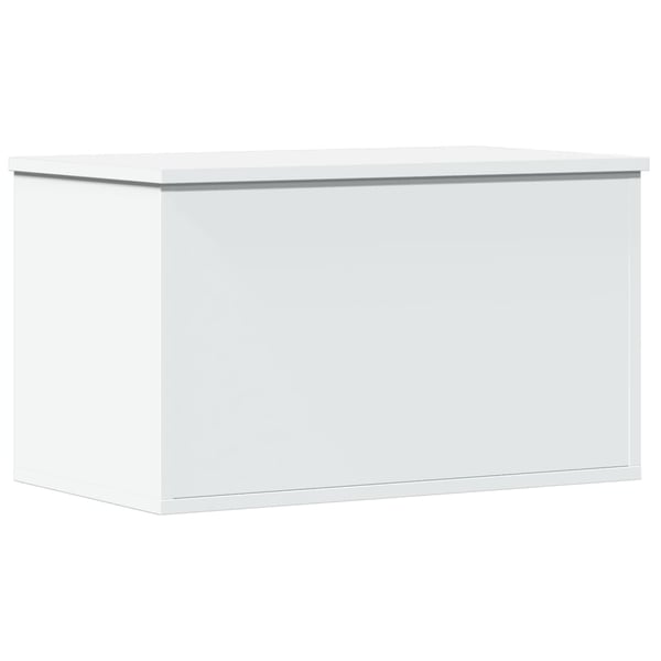 vidaXL Oppbevaringsboks hvit 60x35x35 cm konstruert tre