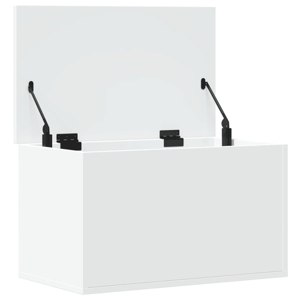 vidaXL Oppbevaringsboks hvit 60x35x35 cm konstruert tre
