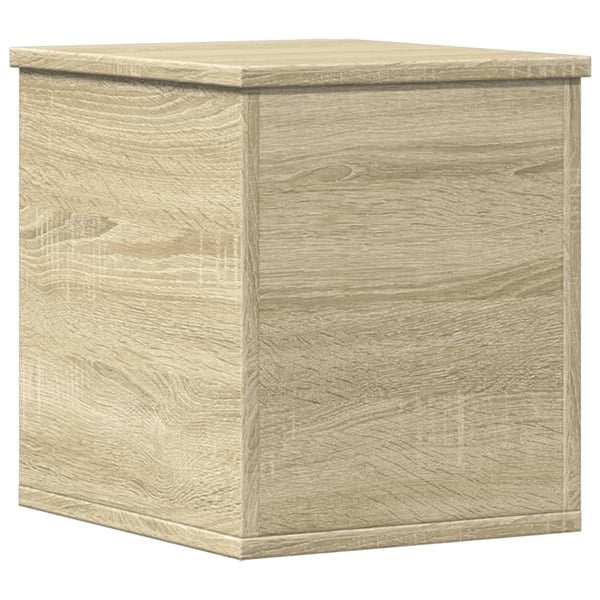 vidaXL Oppbevaringsboks sonoma eik 30x35x35 cm konstruert tre