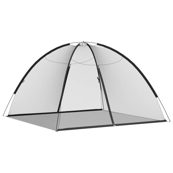 vidaXL myggenet med døre 200x200x135 cm trådnet sort