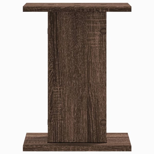 vidaXL plantestativer 2 stk. 30x30x40 cm konstrueret træ brunt eg
