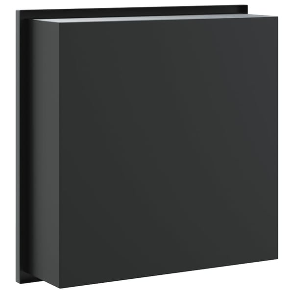 vidaXL brusehylde 32x32x9 cm rustfrit stil matsort