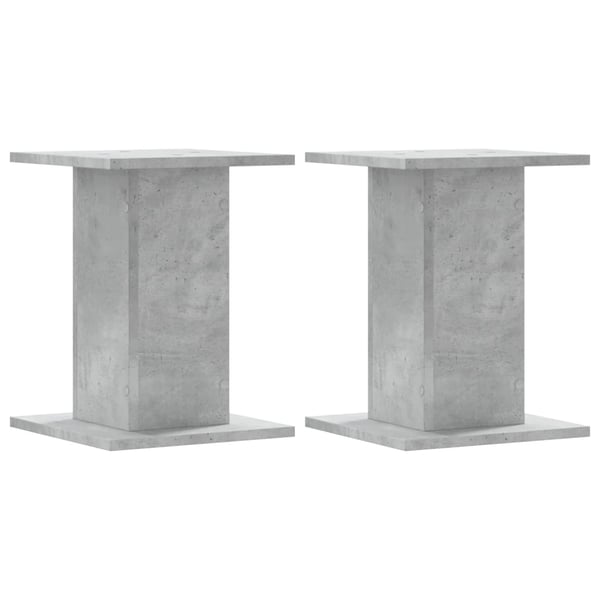 vidaXL plantestativer 2 stk. 30x30x40 cm konstrueret træ betongrå