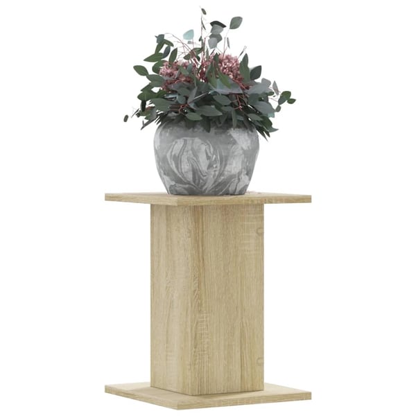 vidaXL Plantestativer 2 stk sonoma eik 30x30x40 cm konstruert tre