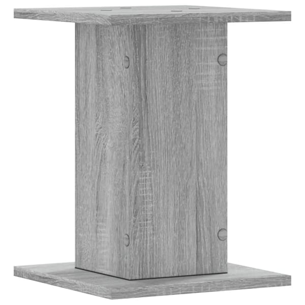 vidaXL Høyttalerstativ 2 stk grå sonoma 30x30x40 cm konstruert tre