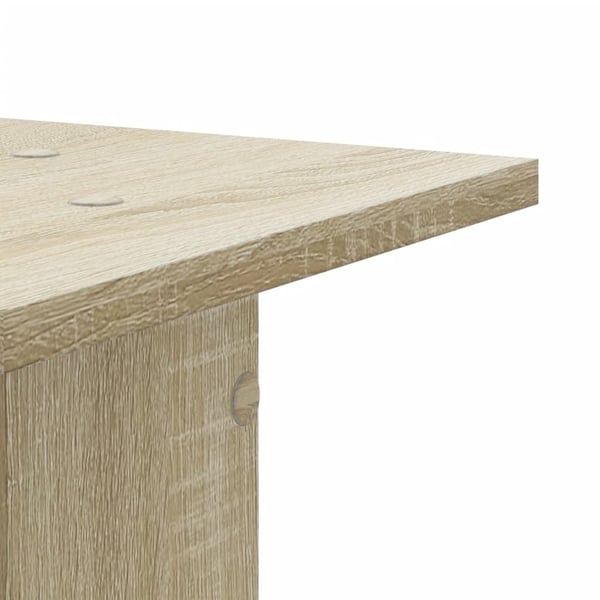 vidaXL Høyttalerstativ 2 stk sonoma eik 30x30x40 cm konstruert tre