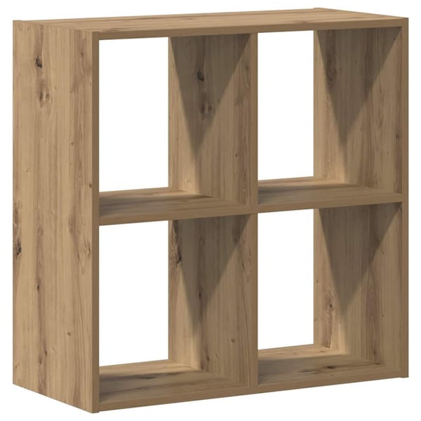 vidaXL Bokhylle artisan eik 68,5x32x68,5 cm konstruert tre
