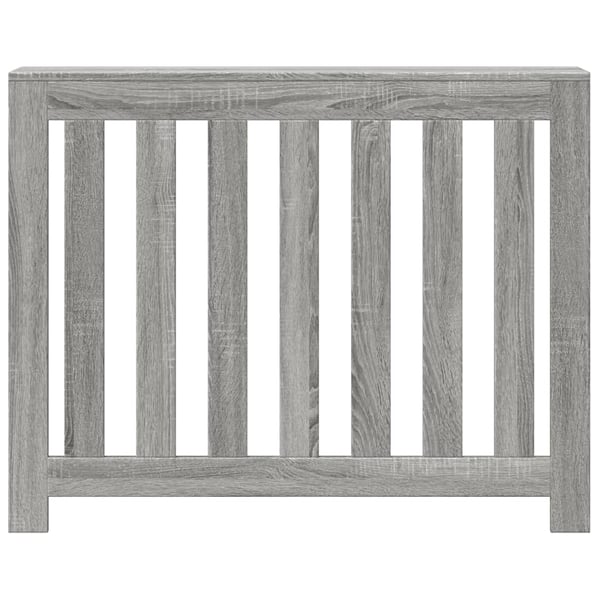 vidaXL radiatorskjuler 104x20x82 cm konstrueret træ grå sonoma-eg