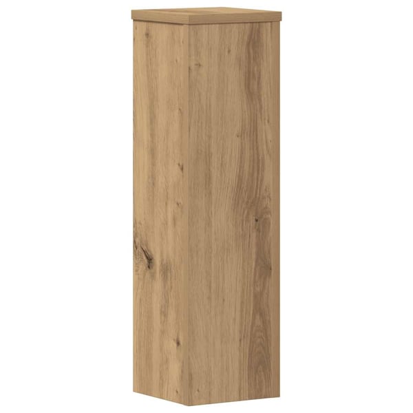 vidaXL Plantestativer 2 stk artisan eik 17x17x60 cm konstruert tre