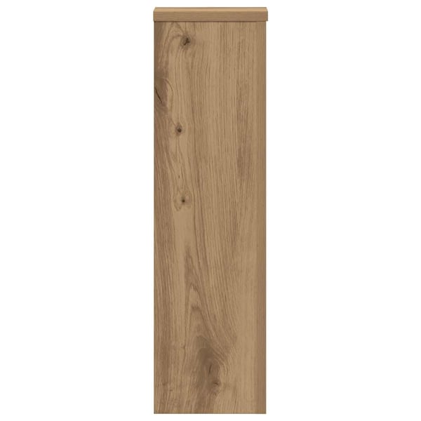 vidaXL Plantestativer 2 stk artisan eik 17x17x60 cm konstruert tre