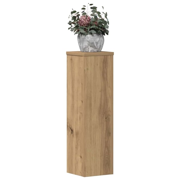 vidaXL Plantestativer 2 stk artisan eik 17x17x60 cm konstruert tre