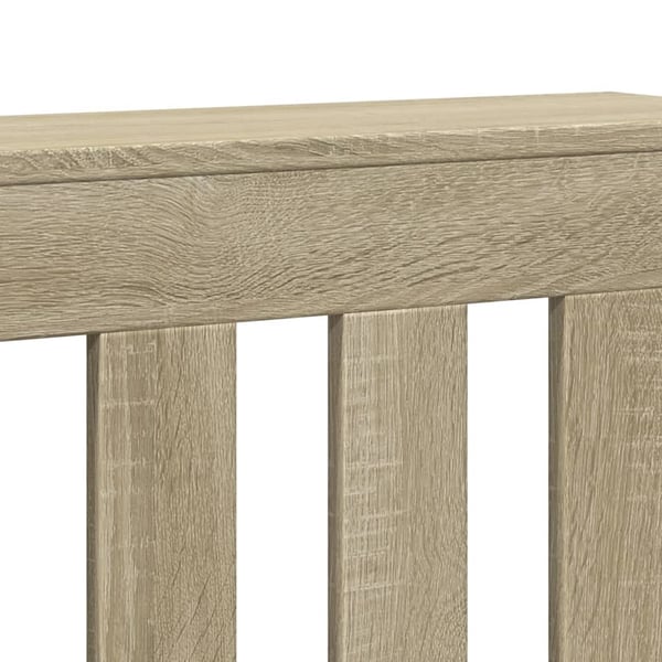 vidaXL Radiatordeksel sonoma eik 104x20x82 cm konstruert tre