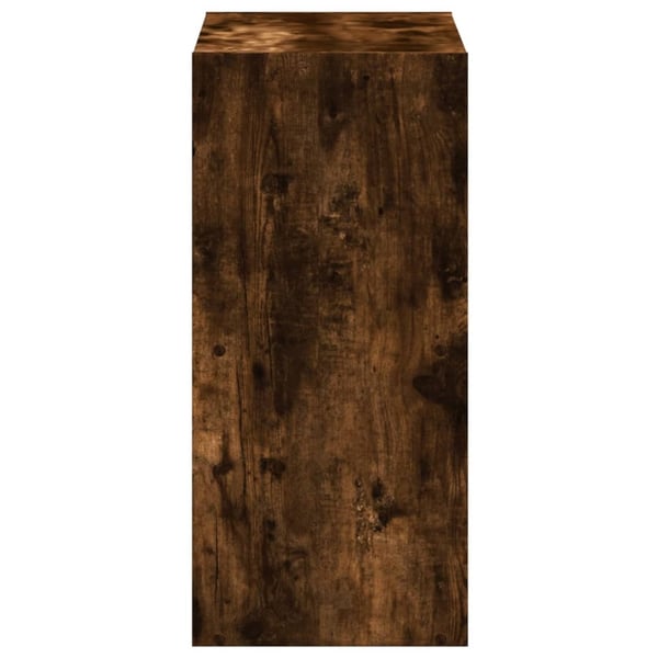 vidaXL skab 68,5x32x68,5 cm konstrueret træ røget egetræ