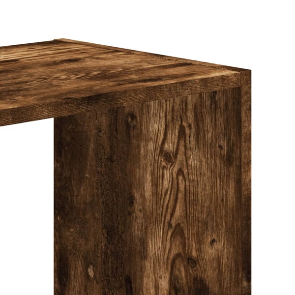 vidaXL skab 68,5x32x68,5 cm konstrueret træ røget egetræ