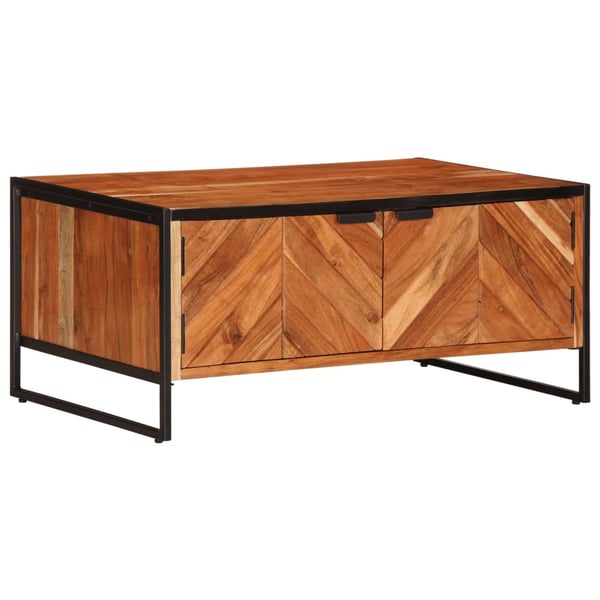 vidaXL sofabord 90x55x40 cm massivt akacietræ