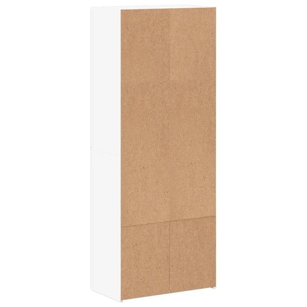 vidaXL Arkivskap hvit 60x32x153 cm konstruert tre