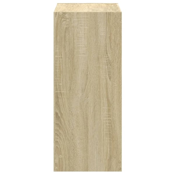 vidaXL Bokhylle sonoma eik 68,5x32x75 cm konstruert tre