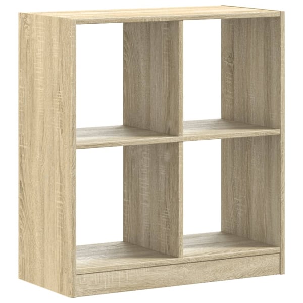 vidaXL Bokhylle sonoma eik 68,5x32x75 cm konstruert tre
