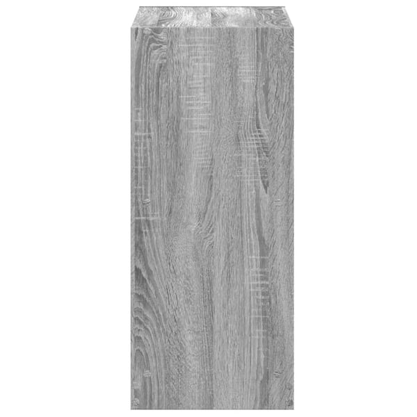 vidaXL skab 68,5x32x75 cm konstrueret træ grå sonoma-eg