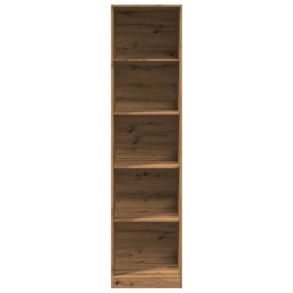 vidaXL Garderobe artisan eik 50x50x200 cm konstruert tre