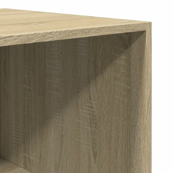 vidaXL Garderobe sonoma eik 100x50x200 cm sponplate