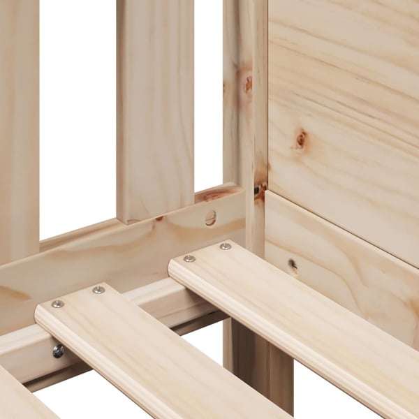 vidaXL Barnesengeramme hus 80x200 cm heltre furu