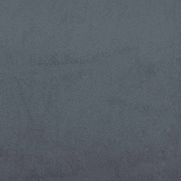 vidaXL Sängram utan madrass mörkgrå 140x200 cm sammet