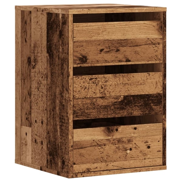 vidaXL Kommode gammelt tre 40x41x58 cm konstruert tre