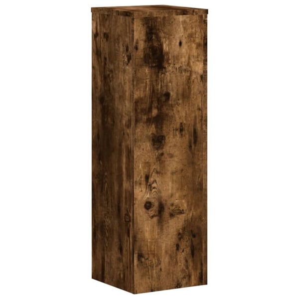 vidaXL Plantestativer 2 stk røkt eik 25x25x80 cm konstruert tre