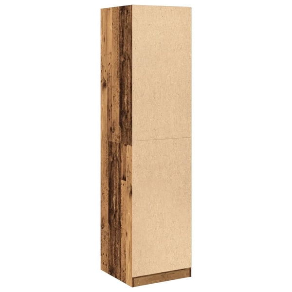 vidaXL Garderobe gammelt tre 50x50x200 cm konstruert tre