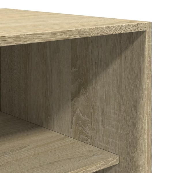 vidaXL Garderobe sonoma eik 50x50x200 cm konstruert tre