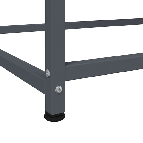 vidaXL Highboard antrasitt 100,5x39x107 cm stål