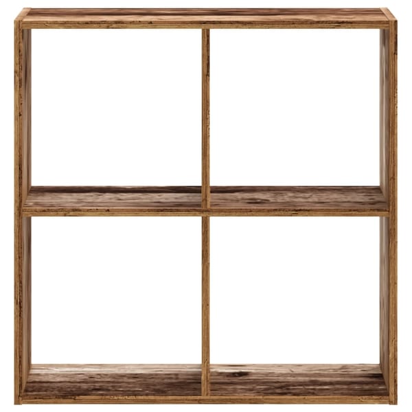 vidaXL Bokhylle gammelt tre 68,5x32x68,5 cm konstruert tre