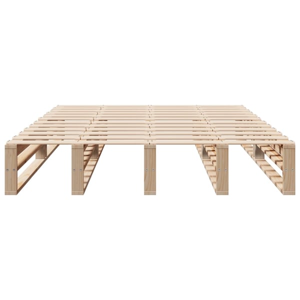 vidaXL Sengeramme uten madrass 160x200 cm heltre furu