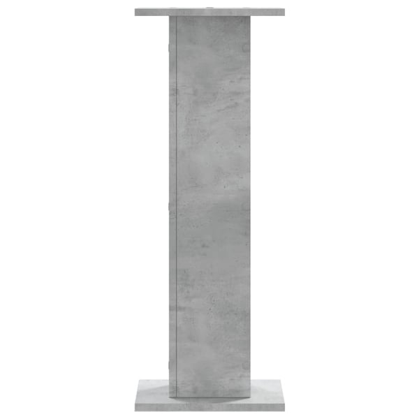 vidaXL Høyttalerstativ 2 stk betonggrå 30x30x80 cm konstruert tre