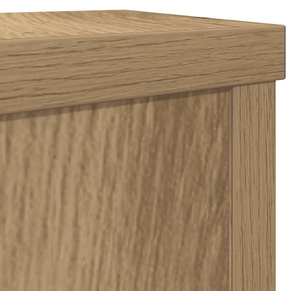 vidaXL Plantestativer 2 stk artisan eik 10x10x18 cm konstruert tre