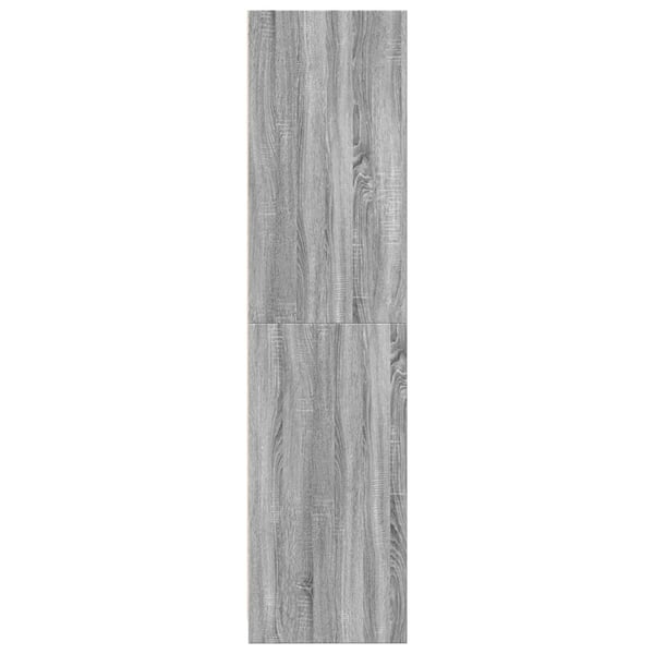 vidaXL Garderobe grå sonoma 100x50x200 cm konstruert tre