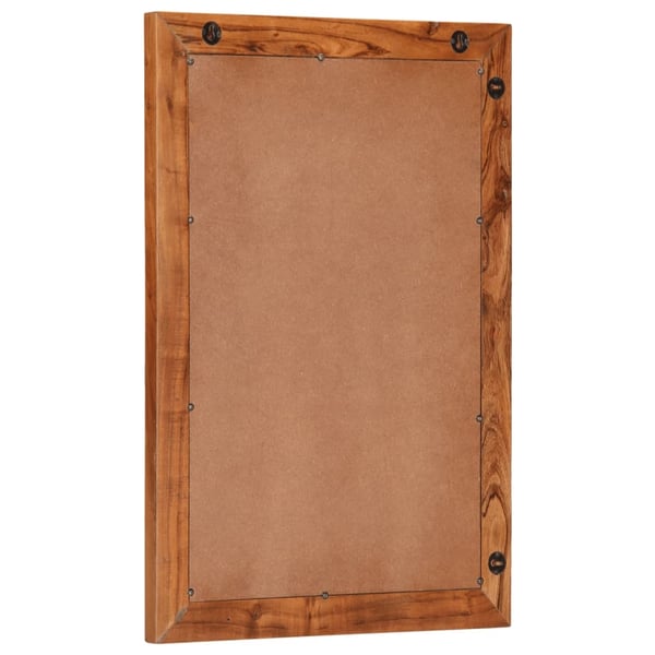 vidaXL Baderomsspeil 50x70 cm heltre akasie og glass