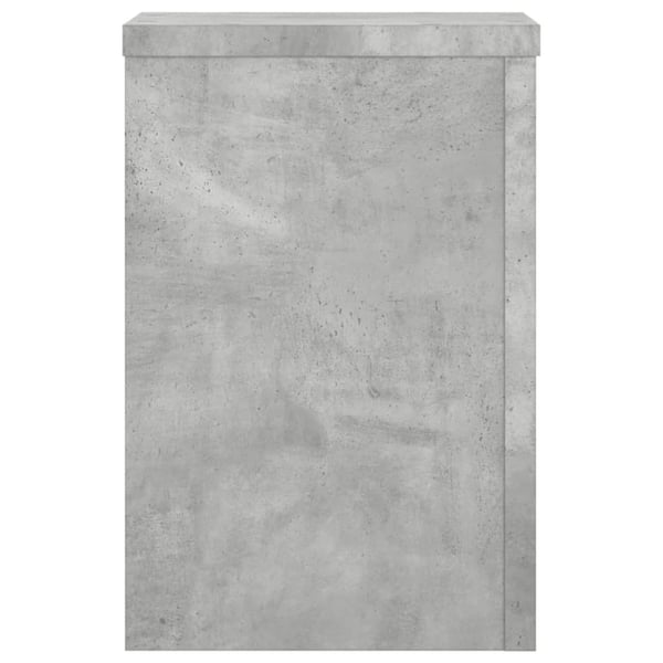 vidaXL Plantestativer 2 stk betonggrå 25x25x35 cm konstruert tre