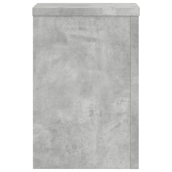 vidaXL Plantestativer 2 stk betonggrå 25x25x35 cm konstruert tre