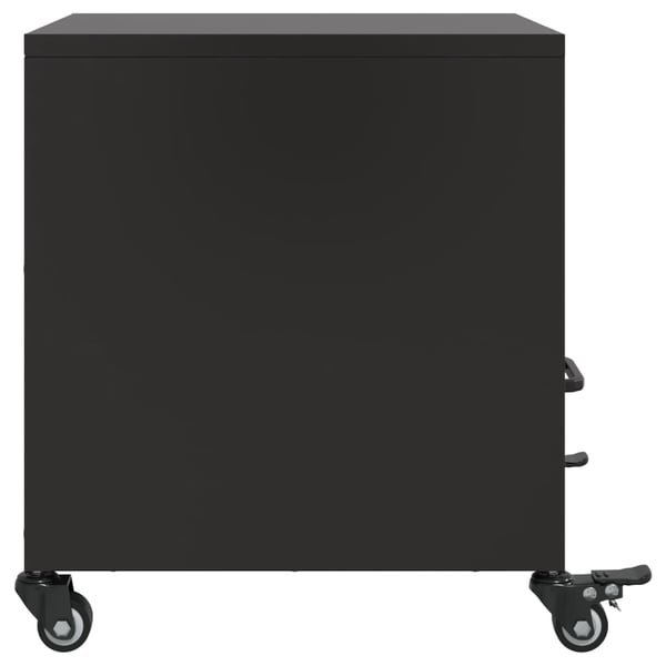 vidaXL sengeborde 2 stk. 36x39x43,5 cm stål sort