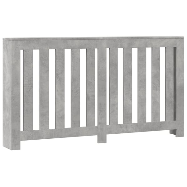 vidaXL radiatorskjuler 149x20x82 cm konstrueret træ betongrå