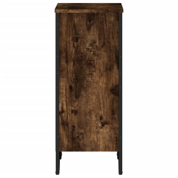 vidaXL Bokhylle røkt eik 50x31x74,5 cm konstruert tre