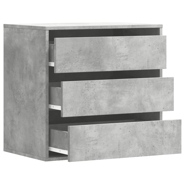 vidaXL Kommode betonggrå 60x41x58 cm konstruert tre