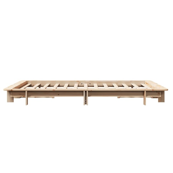 vidaXL Sengeramme uten madrass 120x200 cm heltre furu