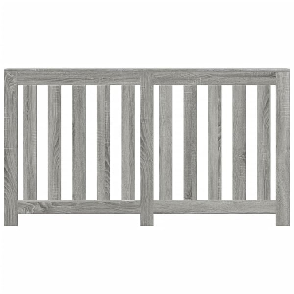 vidaXL radiatorskjuler 149x20x82 cm konstrueret træ grå sonoma-eg