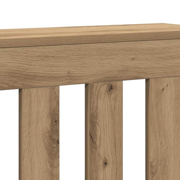 vidaXL radiatorskjuler 149x20x82 cm konstrueret træ egetræsfarvet